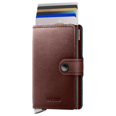 Secrid Dusk Miniwallet - Portafoglio 10.2 cm RFID (marrone scuro)