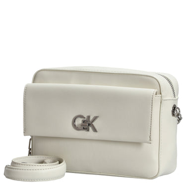 Calvin Klein CK Re-Lock - Borsa a tracolla 22 cm (lily white)
