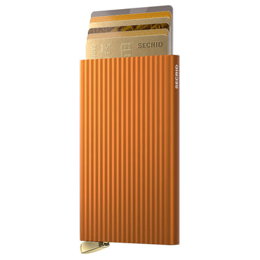 Secrid Cardprotector Fluted - Kreditkartenetui 6cc 10.2 cm RFID (orange+)