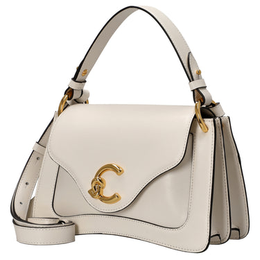 Coccinelle C-Me Calf - Bolso de mano 23.5 cm (pearl)