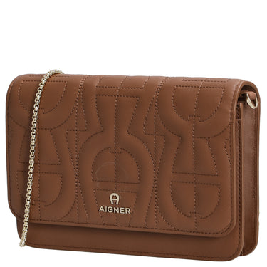 Aigner Wallet On Chain - Cartera 6cc 19 cm (color: demi brown)