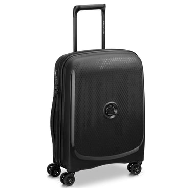 Delsey Paris Belmont Plus Slim Line - Trolley Cabina 4 Ruote Riciclato 55 cm (nero)
