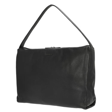 Mandarina Duck Mellow Leather Hobo - Bolso de hombro 42 cm (negro)