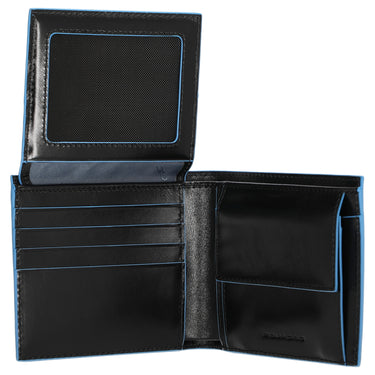 Piquadro Blue Square - Portefeuille homme 7 cartes 11 cm (black)