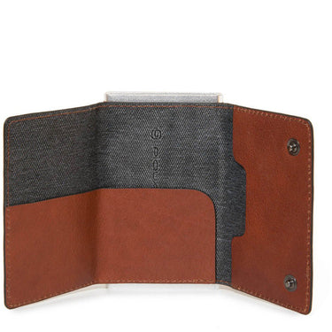 Piquadro Black Square - Credit Card Holder 5cc 10 cm (Color: brown)