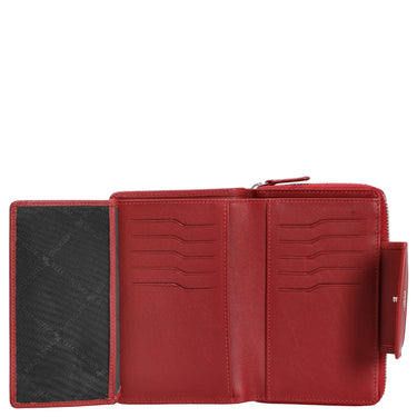 Braun Büffel Golf RFID - Cartera M 15cc 14 cm (rojo)