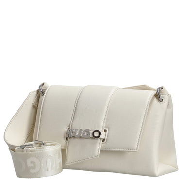 HUGO Women's Mel 2.0 - Borsa a tracolla (bianco aperto)