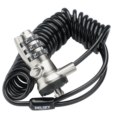 Delsey Paris Travel Computer Security Cable Lock (schwarz)