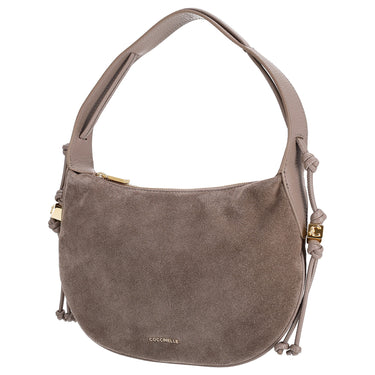 Coccinelle Thess Suede Bim - Shoulder Bag 29 cm (warm taupe)