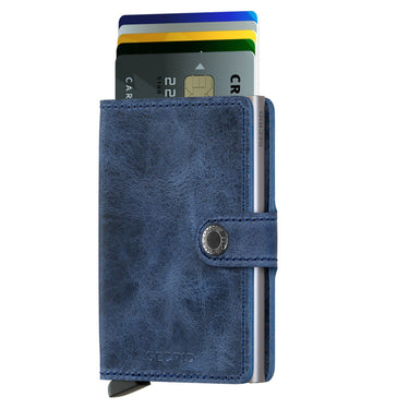 Secrid Vintage Miniwallet - Wallet RFID 6.5 cm (Color: blue)