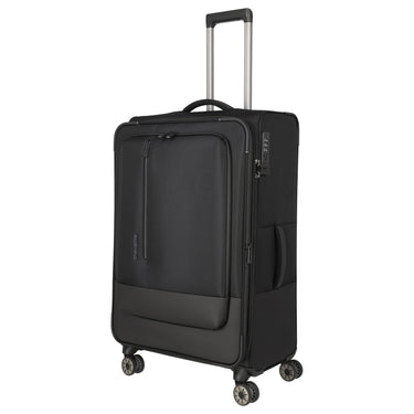 Travelite Crosslite - 4-Wheel Trolley L 77 cm erw. (black)