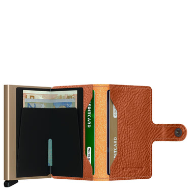 Secrid Vegetable Tanned Miniwallet - Geldbörse RFID 6.5 cm (caramello-sand)