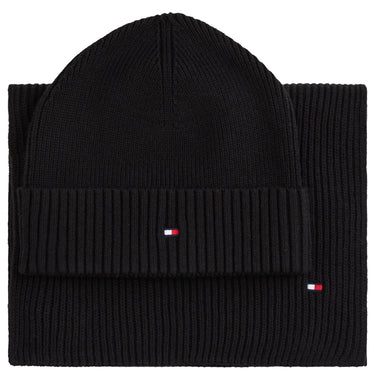 Tommy Hilfiger Flag - Mütze und Schal 2tlg. (black)