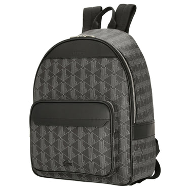 Lacoste The Blend - Backpack aus Canvas 40 cm (allover monogram black)