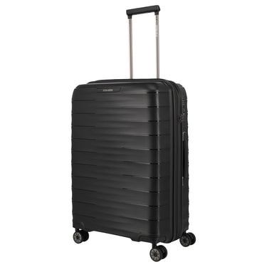 Travelite Mooby - 4-Rollen-Trolley M 66 cm erw. (black)