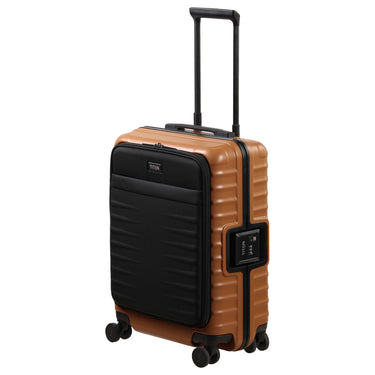 TITAN OVERSEAS - 4-Wheel Cabin Trolley S 55/23 cm with Front Pocket (Color: canyon bronze)