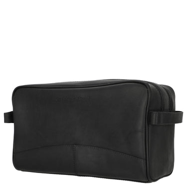 The Chesterfield Brand Stefan - Toiletry Bag Leather 29 cm (Color: black)