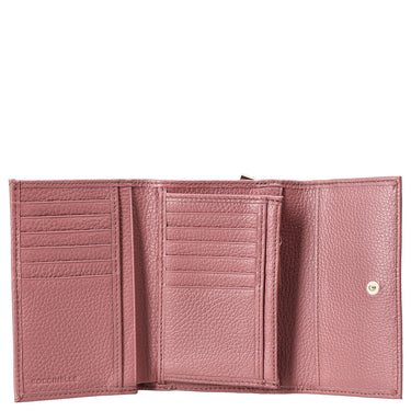 Coccinelle Metallic Soft - Portefeuille 12cc 14 cm (Couleur : winter rose)