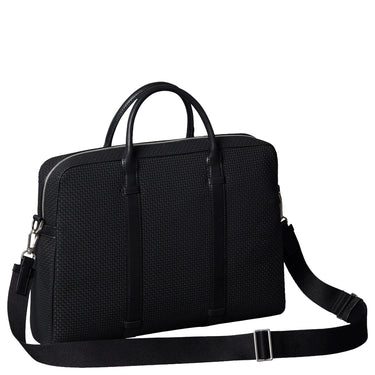 Calvin Klein Embossed Woven - Porte-documents 37,5 cm (noir)