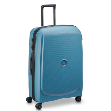 Delsey Paris Belmont Plus - Trolley 4 Roues recyclé 76 cm (couleur : zinc bleu)