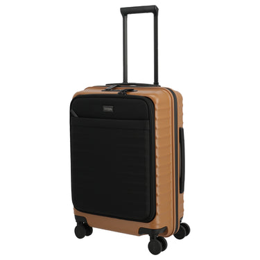 TITAN UPGRADE - Trolley de cabina S 55/23 cm con 4 ruedas y bolsillo delantero (midnight blue)