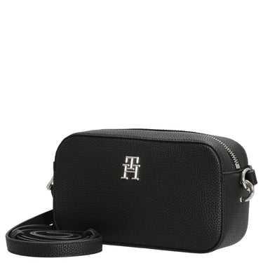 Tommy Hilfiger TH Emblem - Borsa a tracolla 20.5 cm (nera)