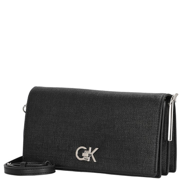 Calvin Klein Tex - Mini borsa da sera 24 cm (ck black)