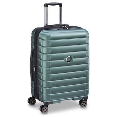 Delsey Paris Shadow 5.0 - Maleta de 4 ruedas expandible 66 cm (verde)