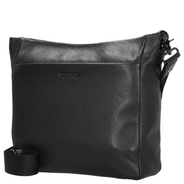 Mandarina Duck Mellow Leather - Shoulder Bag L 35 cm (nero)
