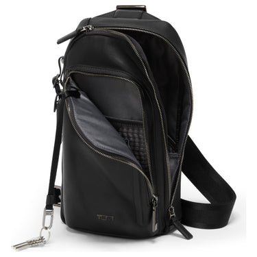 TUMI Harrison - Gregory Slingbag (Leather) 30.5 cm (Color: black)