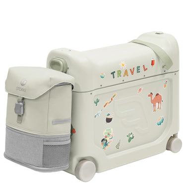 Stokke® JetKids™ Reiseset BedBox 46 cm Set 2 tlg. - 4-Wheel Cabin Trolley (sea green)
