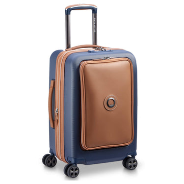Delsey Paris Chatelet Air 2.0 - 4-Wheel Cabin Trolley 55 cm erw. 14" USB (marineblau)