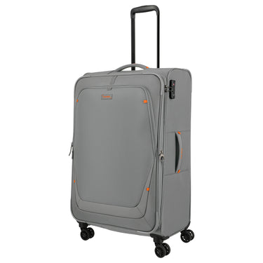 Travelite Umbria - Trolley 4 roulettes L 77 cm (Couleur : gris fumé)