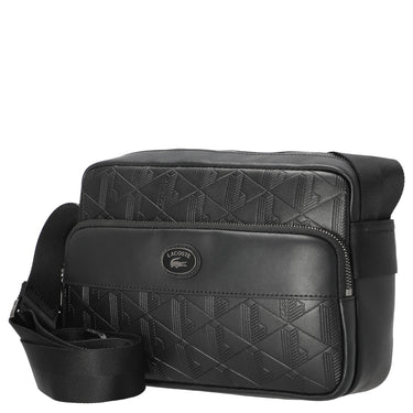 Lacoste Monogramm - Umhängetasche 24 cm (noir)