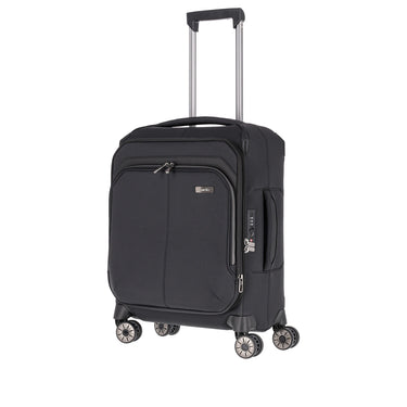 Travelite Priima - 4-Rollen-Kabinentrolley S 55 cm erw. (black)