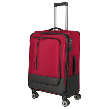 Travelite Crosslite - 4-Wheel Trolley M 66 cm erw. (red)