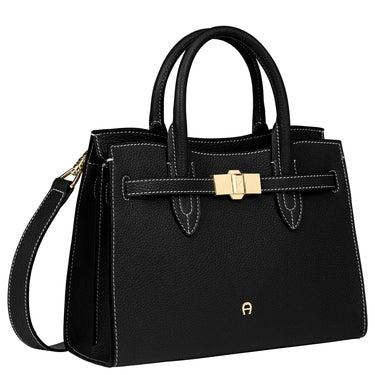 Aigner Farah M - Sac porté main 28 cm (Couleur : noir)