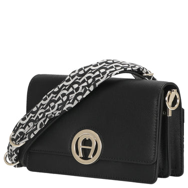Aigner Livia - Bandolera + Pañuelo 20 cm S (negro)