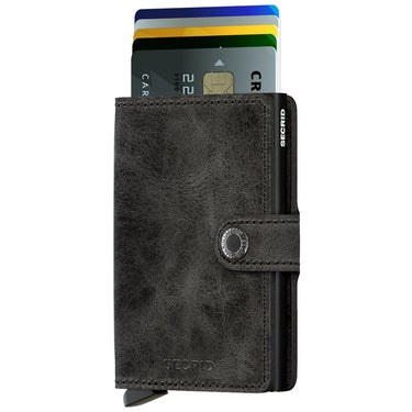 Secrid Vintage Miniwallet - Portafoglio RFID 6.5 cm (nero)