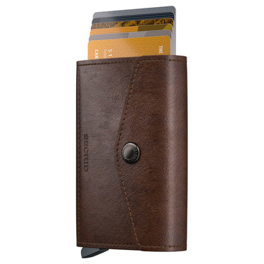 Secrid Envelope Vintage - Cartera 8cc 10.2 cm (chocolate)