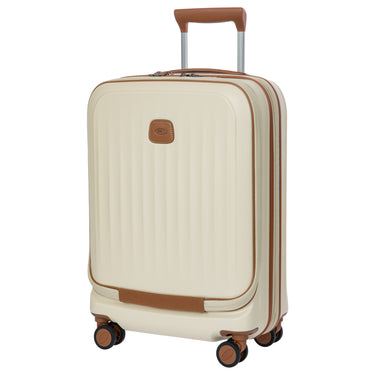 Brics Taormina - 4-Wheel Cabin Trolley with Front Pocket 55 cm ext. USB (blau)