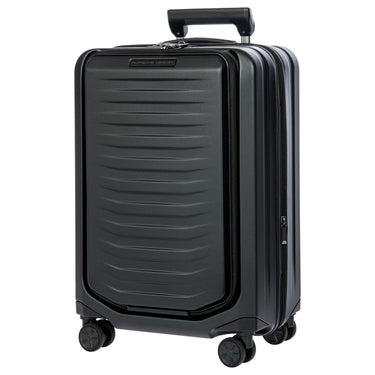 Porsche Design Roadster Hardcase - 4-Wheel Cabin Trolley with Front Pocket S 55 cm (black matt)