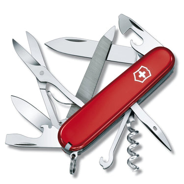 Victorinox Schweizer Offiziersmesser "Mountaineer" 9.1 cm (rosso)