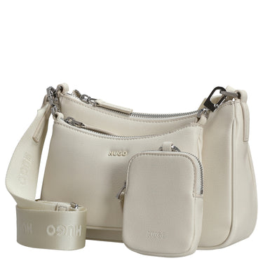 HUGO Women's Bel 2.0 - Shoulder Bag 22 cm (Color: open white)