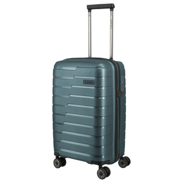 Travelite Air Base Slim - Trolley da cabina piccolo con 4 ruote 55 cm (ice blue)