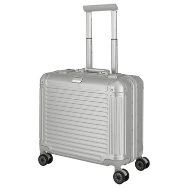 Travelite Next - 4-Rollen-Businesstrolley 45 cm (silber)