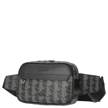 Lacoste The Blend - Riñonera 23 cm (monograma negro gris)