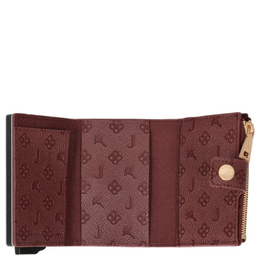 Joop Women Decoro Stampa C-Four E-Cage - Portafoglio per carte di credito 8cc (colore: bordeaux)