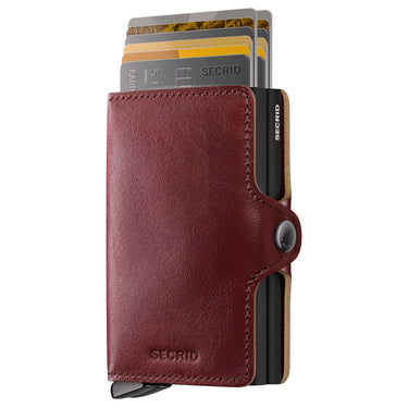 Secrid Twinwallet Basco - Credit Card Holder 12cc 10.2 cm RFID (brown+)