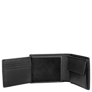 BOSS Arezzo 8cc - Cartera de hombre de piel 12 cm (negro)
